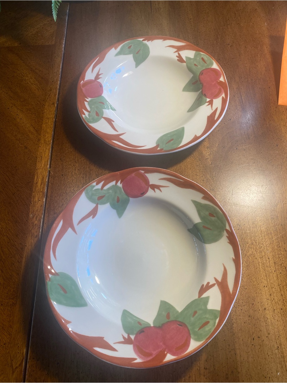 Franciscan Apple 8.5” Bowls set of 2